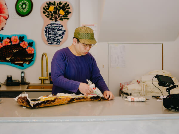 Dive Into the Vibrant Workshop Space of Tufting London