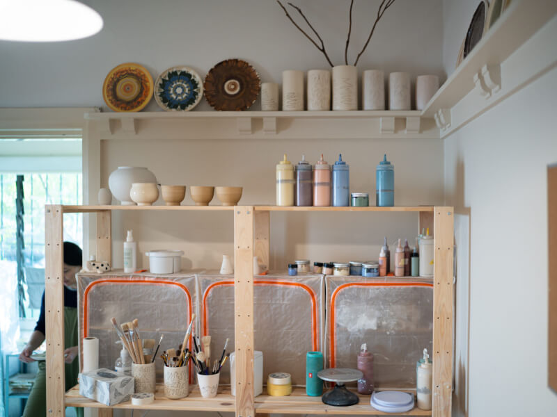 Learn to Paint Pottery London Style