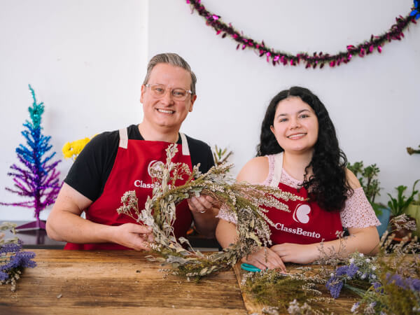 Make Date Nights Blossom with Wreath Classes in London