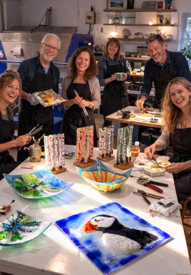 1 Day Fused and Stained Glass Experience