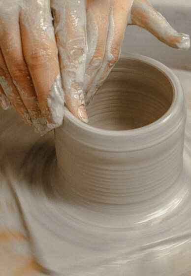 2-Day Wheel Throwing, Trimming and Painting Course