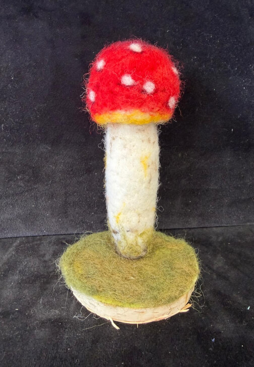 3D Felted Fly Agaric Workshop