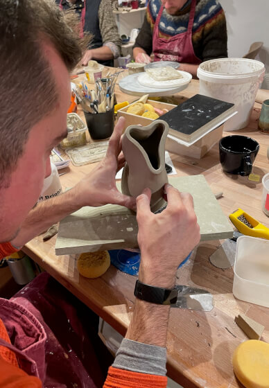 6-week Hand-Building Pottery Course with Optional Throwing