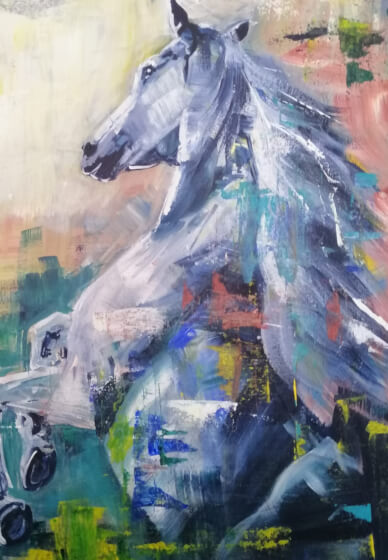 Acrylic Horse Painting Class