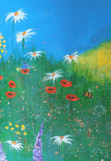 Acrylic Painting Class: Meadow