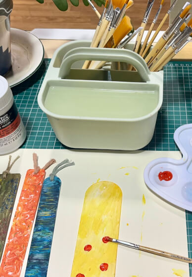 Acrylic Painting Workshop: Create Your Own Bookmark