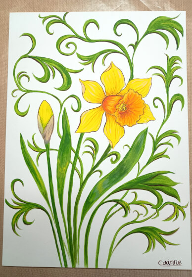 Acrylic Painting Workshop: Daffodil