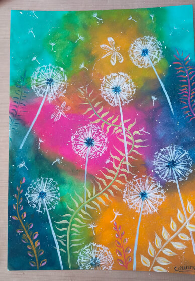 Acrylic Painting Workshop: Whimsical Dandelions