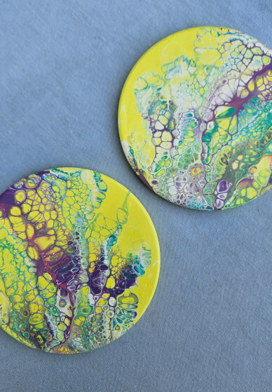 Acrylic Pouring Taster Workshop: Create Your Own Coasters