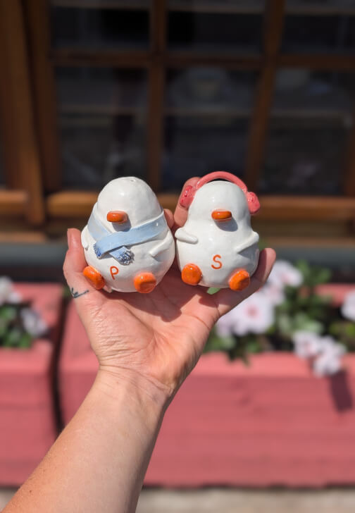 Adult and Child: Make a Salt and Pepper Shaker