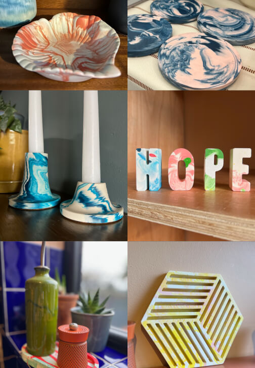 Eco-Resin Pouring Workshop at Bottle and Glass Barn