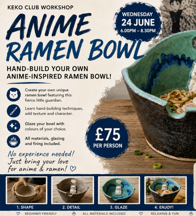 Anime Ramen Bowl Workshop