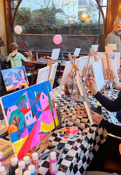 Art and Craft Party Event for Adults and Kids
