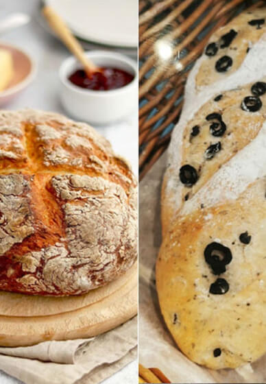 Artisan Breads Class - Plaited, Olive and Soda Breads