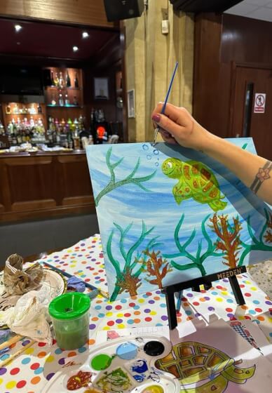 Baby Shower Sip and Paint Workshop