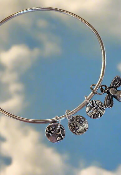 Bangle with Silver Charms Workshop