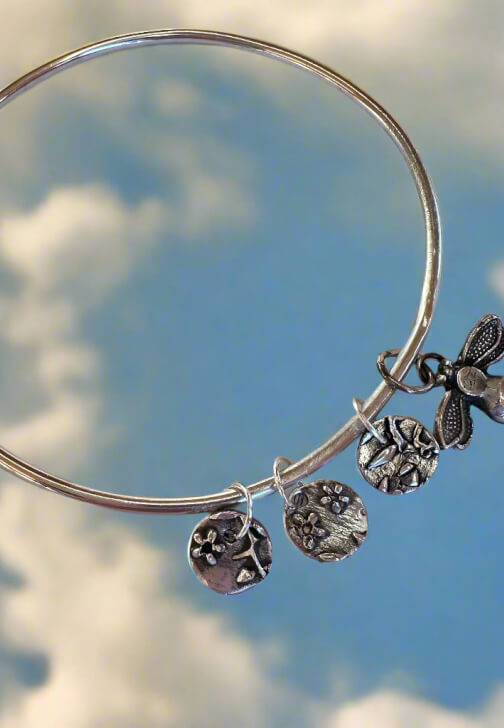 Bangle with Silver Charms Workshop