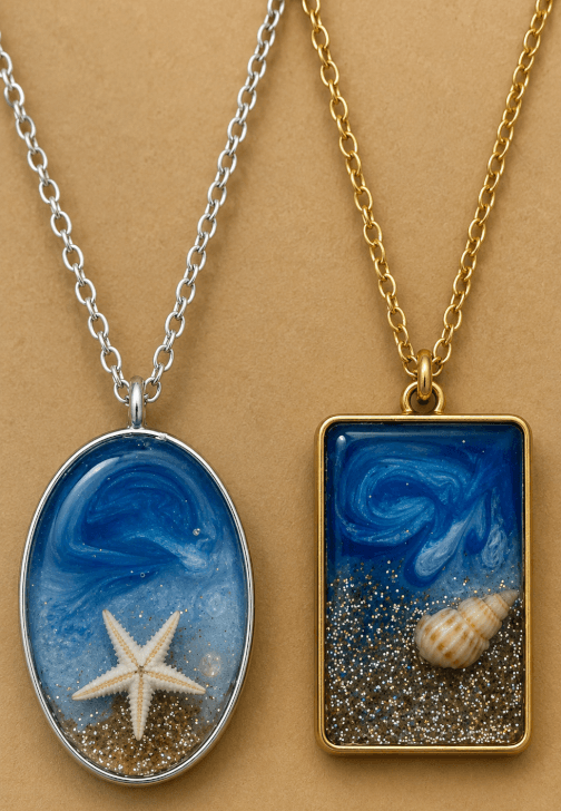 Beach-themed Resin Jewellery Workshop