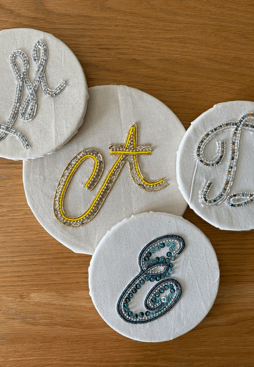 Beaded Embellished Letter Workshop