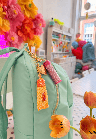 Bedazzled Lip Balm Bag Charms Class