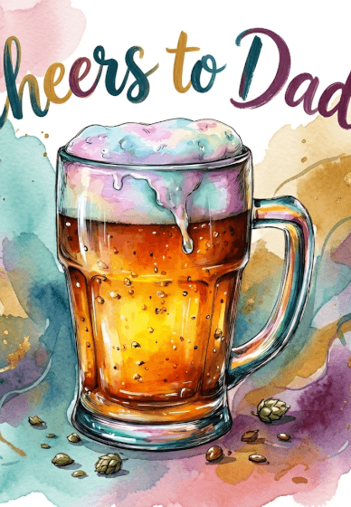 Beer and Brushes: Father's Day Sip and Paint Class