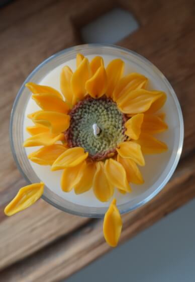 Beeswax Sunflower Candle Making Workshop - London
