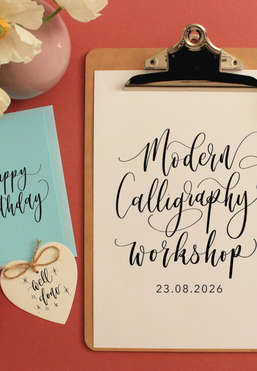 Beginner Dip Pen Calligraphy Workshop - Summer Cards