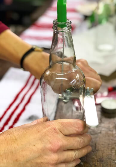 Beginner Glass Bottle Cutting Class