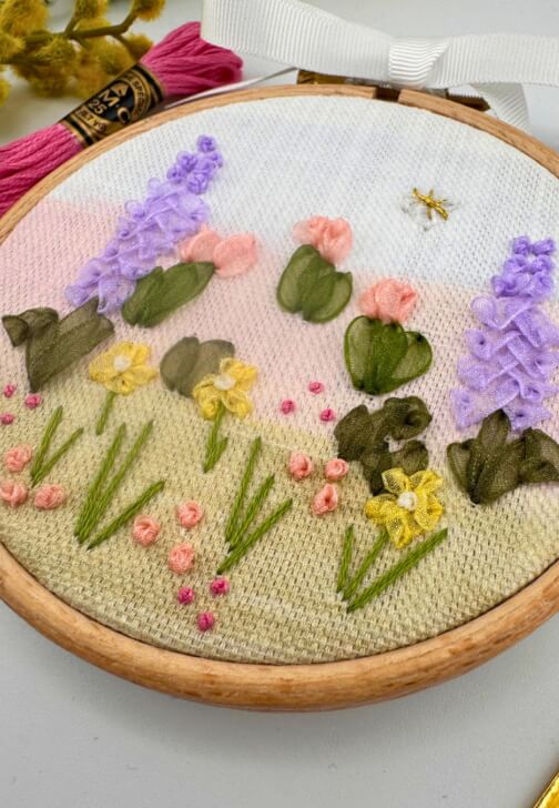 Beginner Ribbon Work Embroidery Workshop