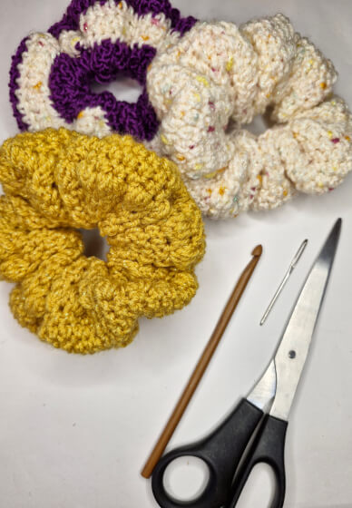 Beginners' Crochet Scrunchie Workshop