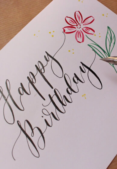 Beginners Dip Pen Modern Calligraphy Workshop