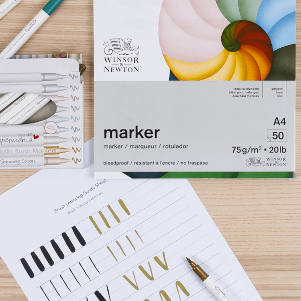 Not Easily Break Marker Sketchbook, Convenient To Carry Smoothly Marker  Paper Pad, Note-taking Designs Office Home For Sketching 