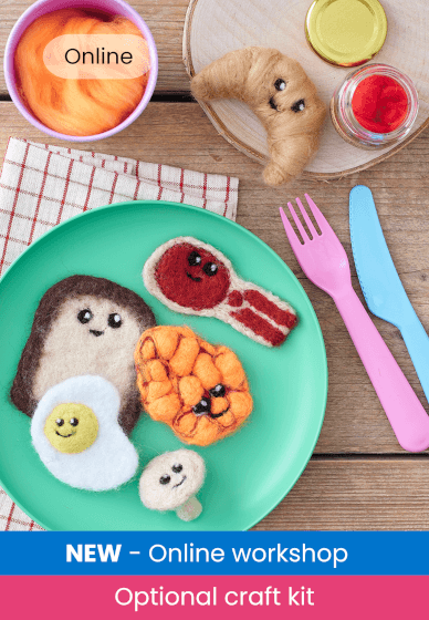Beginner's Guide to Felting Class Breakfast