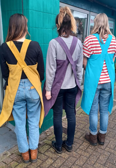Japanese Cross Back Apron Sewing Class for Beginners