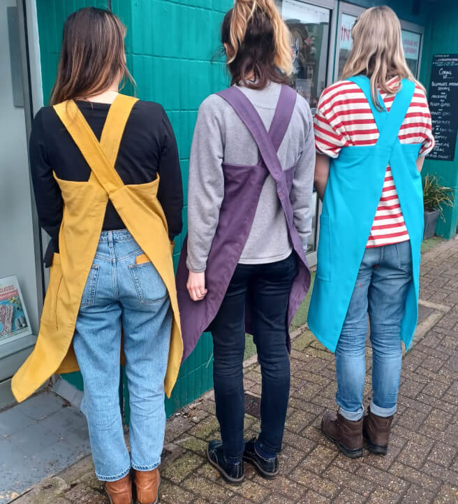Japanese Cross Back Apron Sewing Class for Beginners