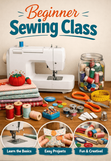Beginner's Sewing Machine Basics Workshop