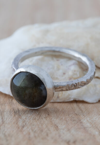 Bezel Set Silver Ring Workshop