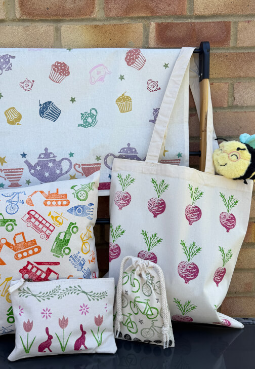Block Printing Workshop - Print Your Own Tea Towel / Cushion / Tote