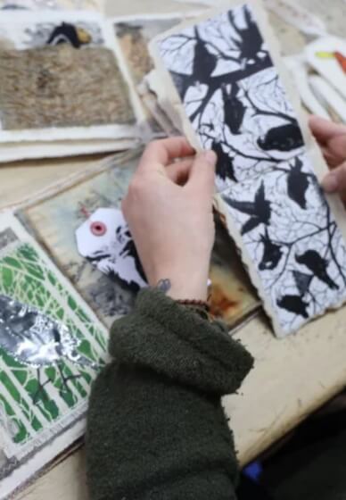 Book Making - Textiles Mixed Media