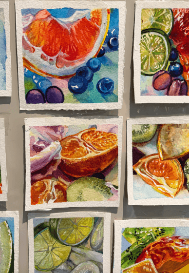 Botanical Watercolour Class: Summer Fruits