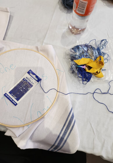 Bridal Party Embroidery Experience