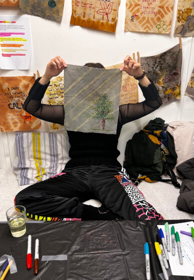 Bundle Dyeing Workshop Using Kitchen Waste