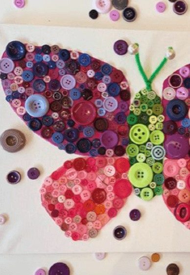 Button Art Workshop for Kids (6 Years+)