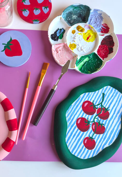BYOB Paint and Sip Workshop – Decorative Tray Party