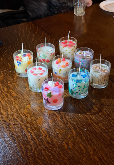 Candle Making and Painting Workshop