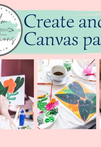 Canvas Painting Workshop: Create and Connect