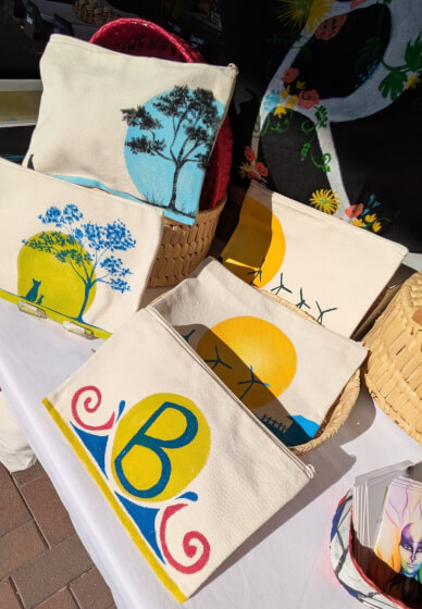 Canvas Pouch Painting
