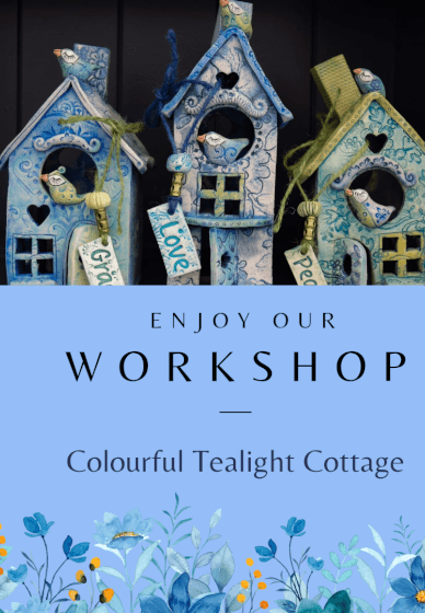 Ceramic Tea-light Cottage Class