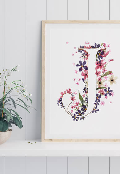Chichester: Floral Letters