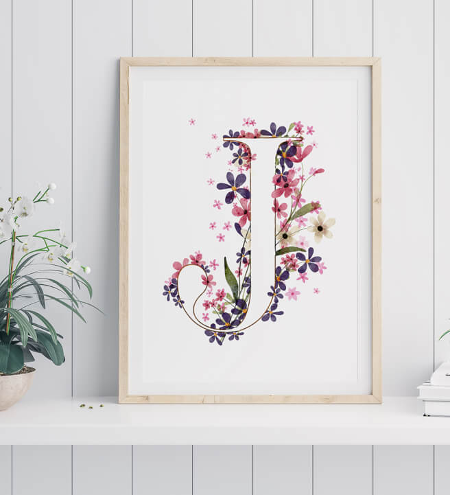 Chichester: Floral Letters